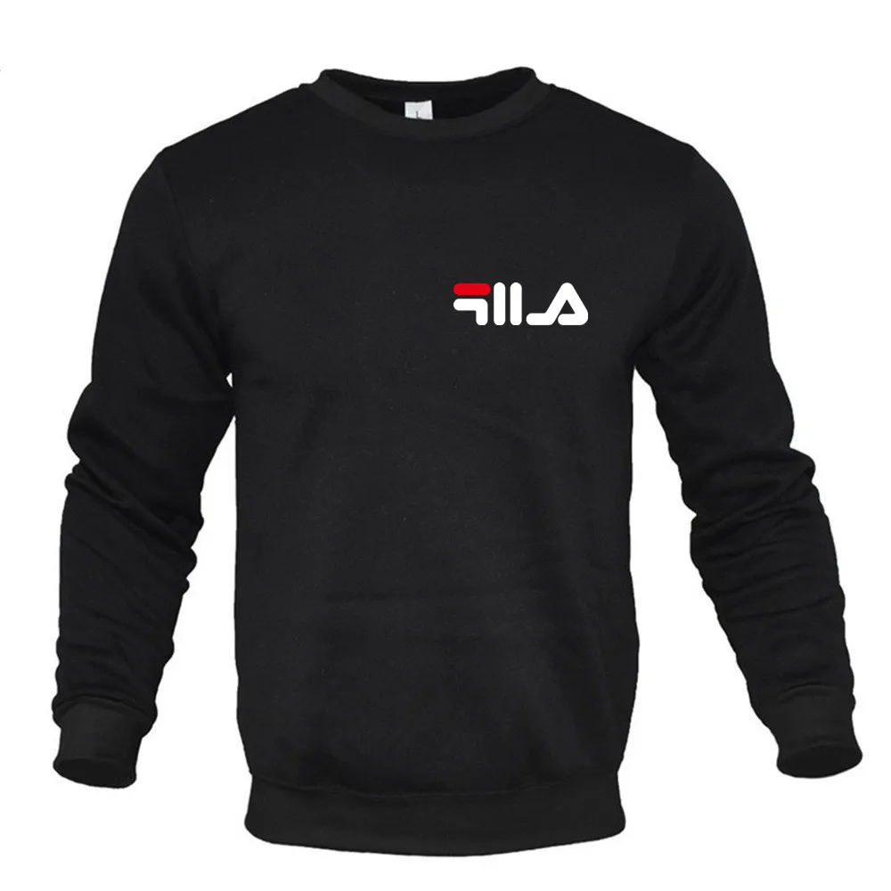 Men Pullover Hoody Sweatshirt Printed Oversized Crewneck Casual Loose basic sweater tactical hoodie