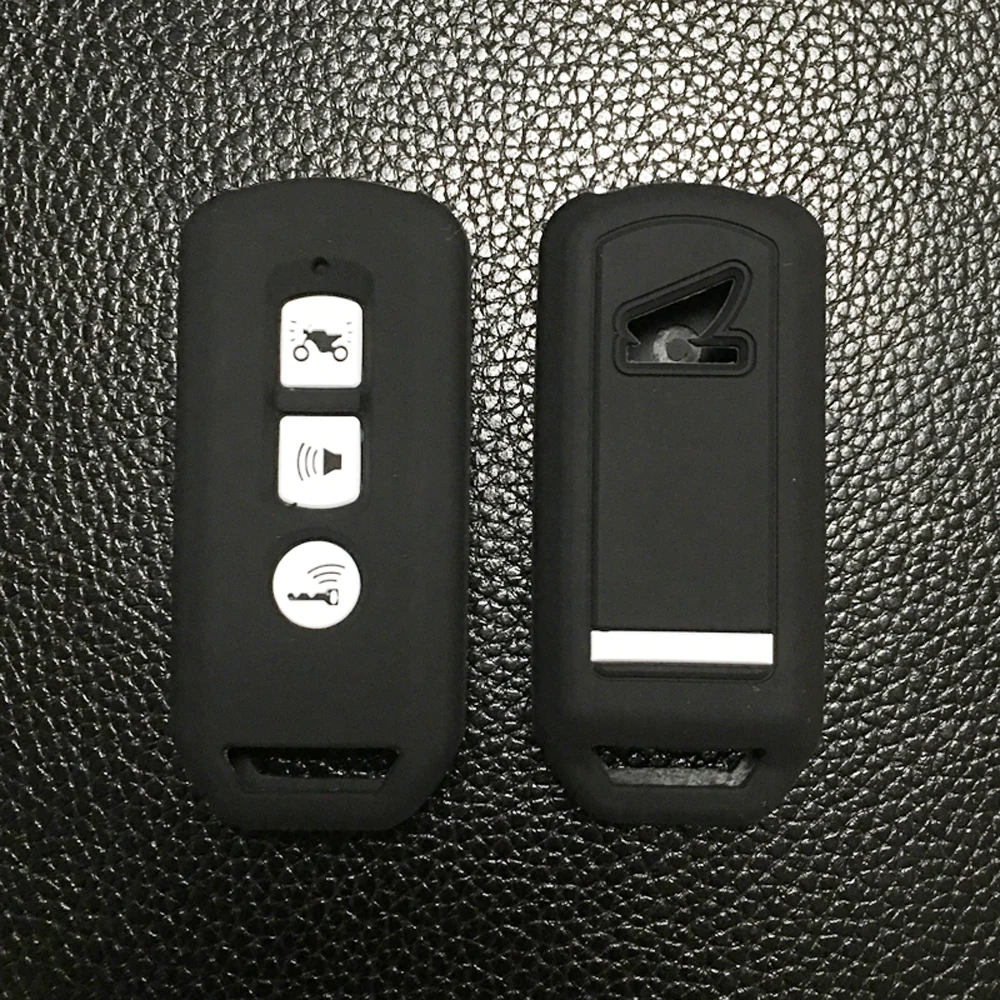 Custodia Per Chiave Moto In Silicone A 3 Pulsanti Adatta Per Honda Airblade 125 C125 Super Cub Scooter Vario 150 Pcx Forza 300 Ns110R