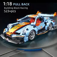 523pcs Building Blocks City Speed Car Festive Gift Giving Racing Vehicle with Super Racers Bricks Toys for Children Boy Gift 1