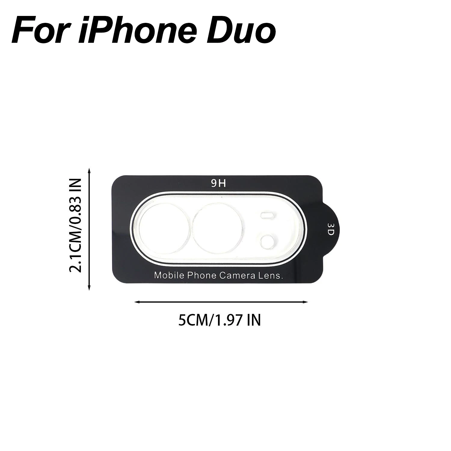 Ultra Clear HD Camera Protective Tempered Glass Lens Cover - 1-5 Pack