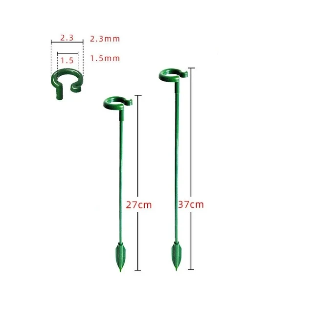 10pcs Gardening tools Plant potted flower fixed anti fall frame Shape support rod Reusable plant scaffold Bonsai fixing tool 2