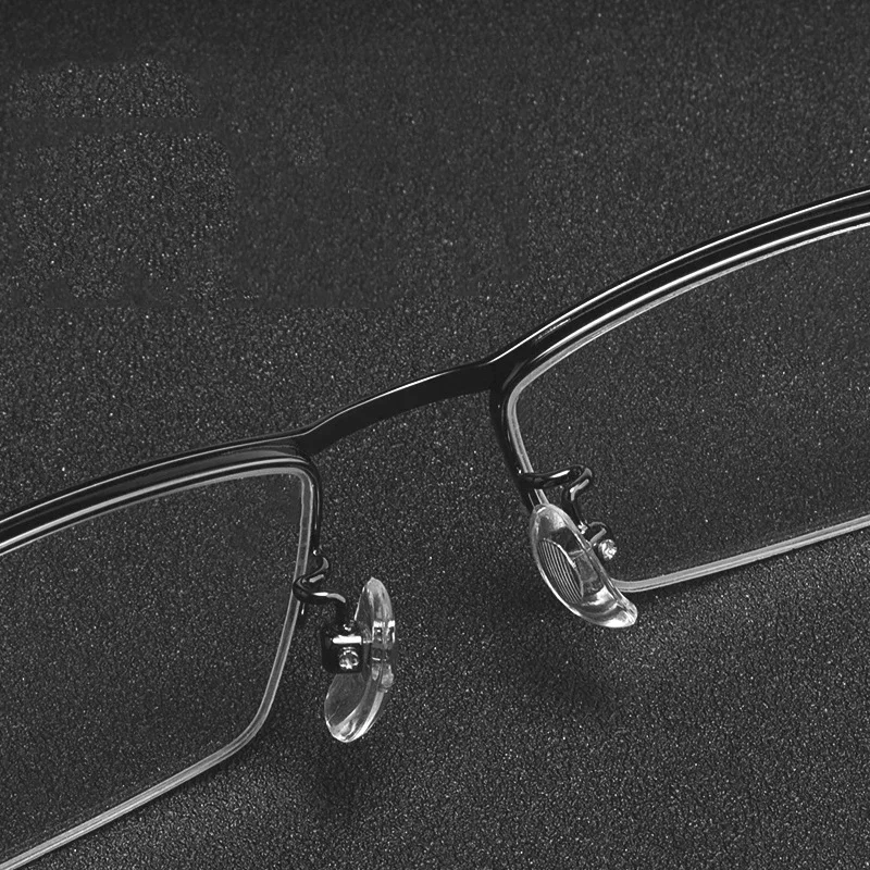 Business Men Optical Myopia Glasses Half Frame Women Short-sighted Eyeglasses Blue Light Blocking Eye Protection Eyeglass 2
