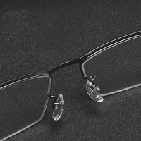 Business Men Optical Myopia Glasses Half Frame Women Short-sighted Eyeglasses Blue Light Blocking Eye Protection Eyeglass 2