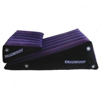 Toughage Wedge Ramp Combo Sex Pillow Position Lightweight Inflatable Sofa Chair Triangle Cushion Soft Comfortable 2