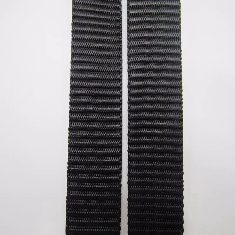 Black Nylon PP Webbing Lifting Belt Safety Belt Brake Rope Waist Binding Rope Plain Belt Strip 2.6/3mm 5 meters webbing ribbon nylon webbing nylon webbing tape