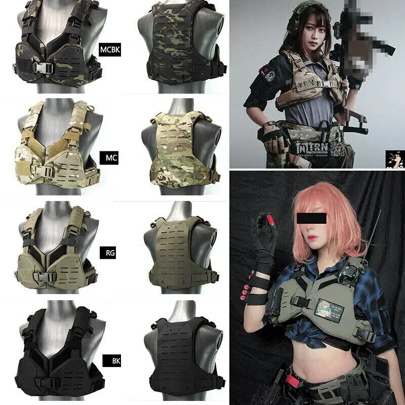 Formation Gilet tactique militaire pour hommes / femmes Plaque Carrier Body  Armor Combat Army Chest Rig Armure Armure Molle Airsoft