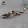 Antique Copper Dragon Beast Statue Pen Holder Desk Ornament Home Decoration Craft Accessories Retro Brass Zodiac Animal Figurine 4