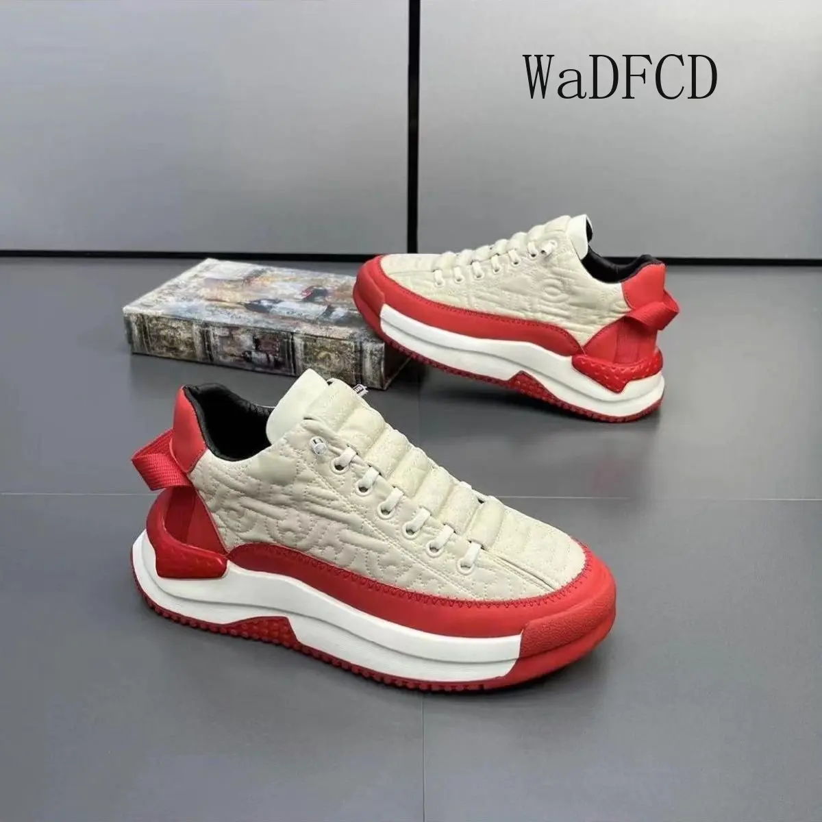 2023 Platform Dad Shoes Spring Large Size 46 Lace Up Sport Shoes Trend  Chunky Increase Casual Sports Shoes Zapatillas Hombre _ - AliExpress Mobile