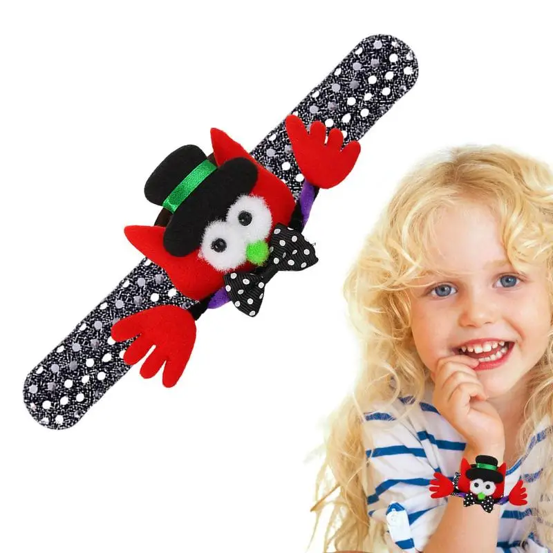 Halloween Slap Bracciali Bulk Kids Halloween Bracciale Pumpkin Bat Ghost Cute Halloween Toys Halloween Trick O Treat Bag Filler
