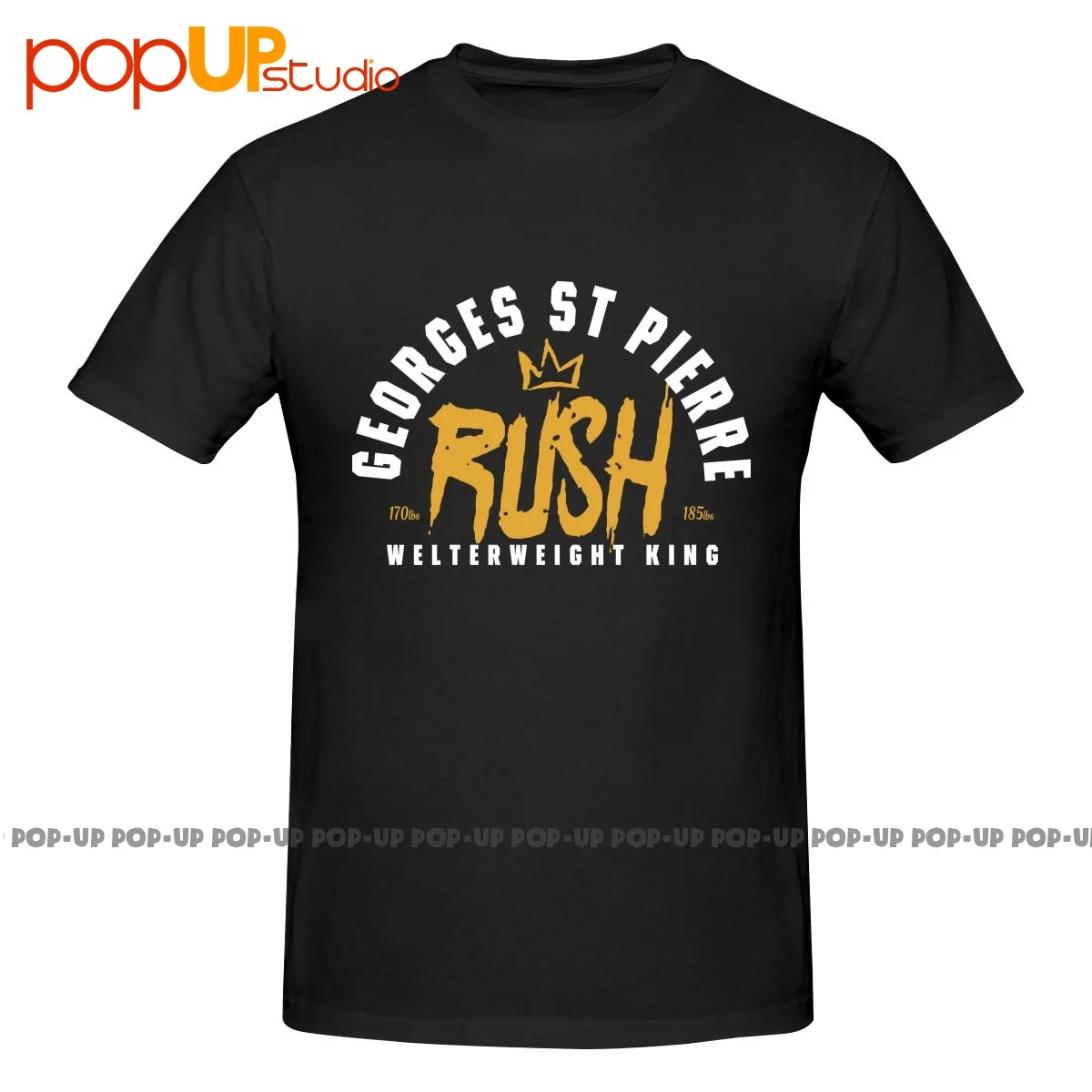 T-Shirt Con Logo George St Pierre T-Shirt T-Shirt Casual Naturale Di Alta Qualità