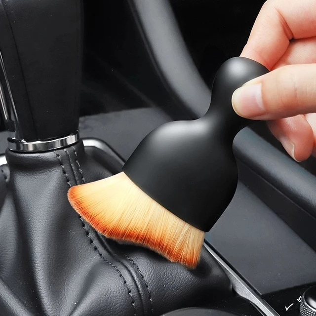 2-pack Car Interior Dust Brush Set - Gap Duster For Keyboard