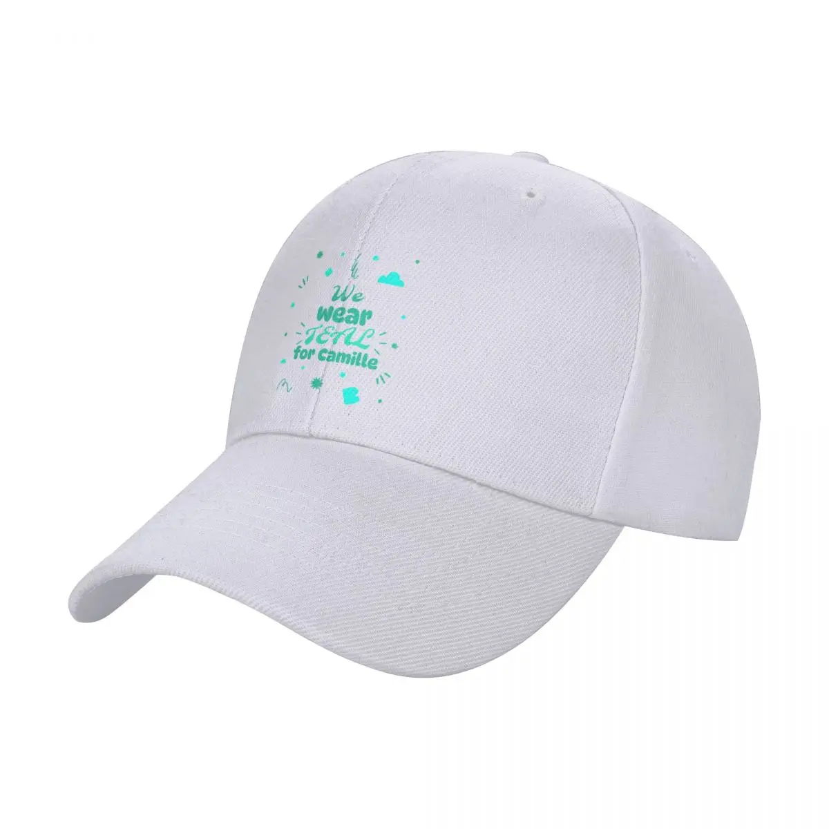 

We wear teal for Camille! Baseball Cap Anime Hat Hat Man Luxury Rave Luxury Hat Women's Beach Visor Men's