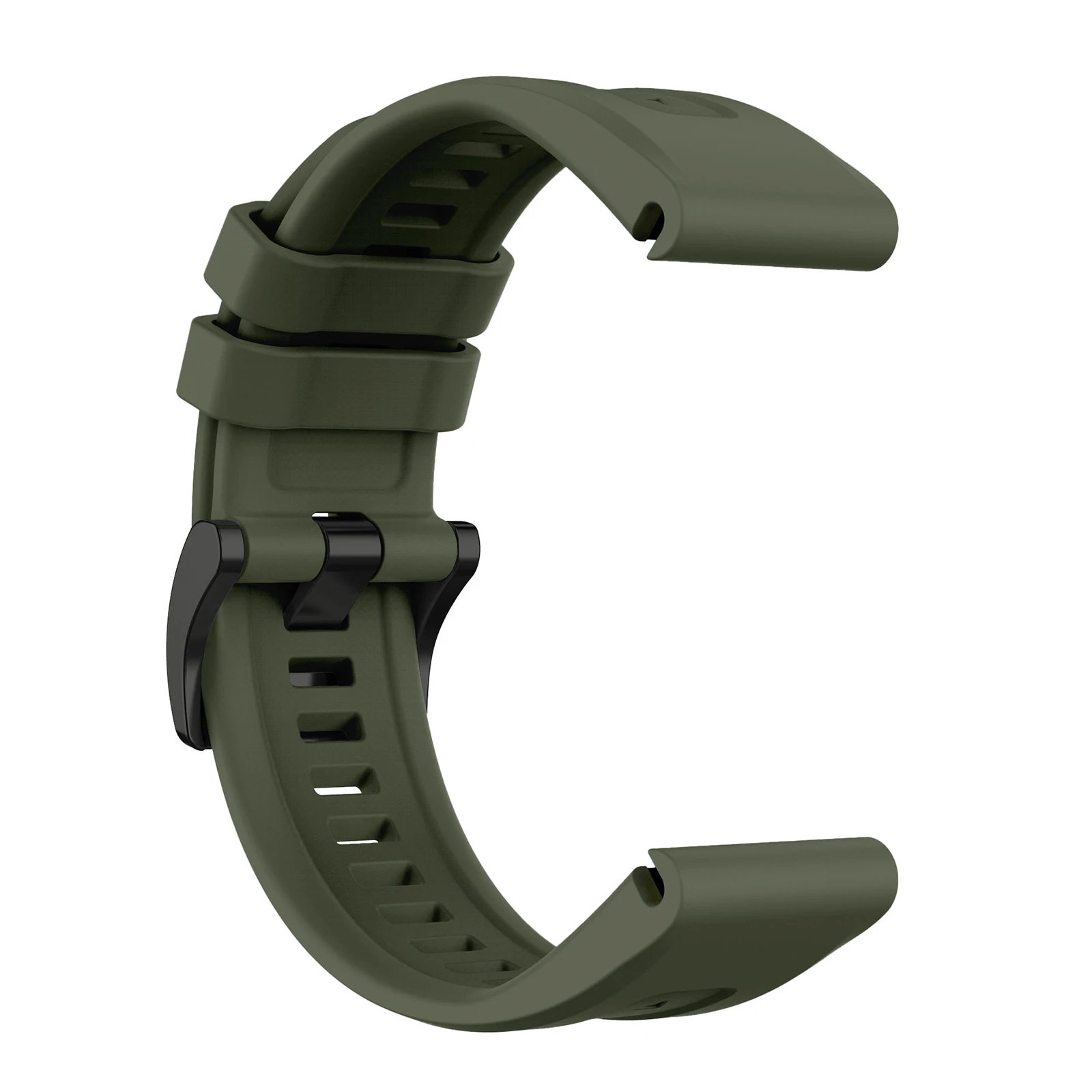 Breathable Sweatproof Silicone Watch Band - Quick Release with Stylish Designs