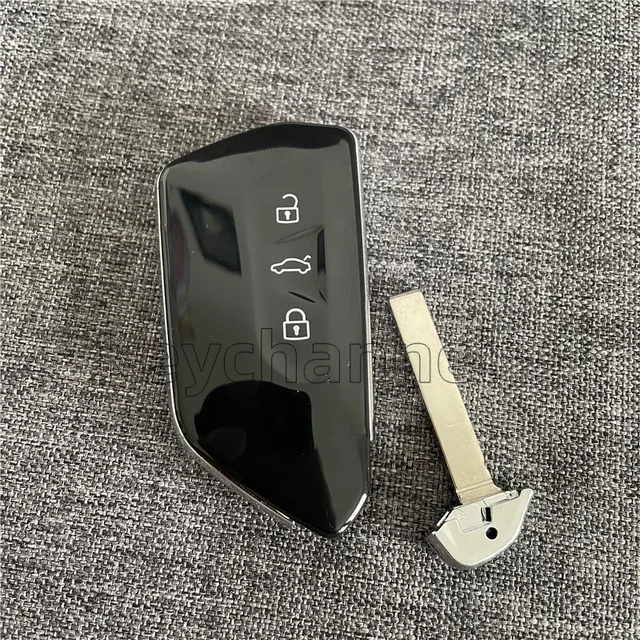 3 Button MQB Modified Car Key Shell Cover Keyless Remote Case Golf8 Style Casing for Golf Tiguan Polo Jetta Skoda Seat Smart Key 3
