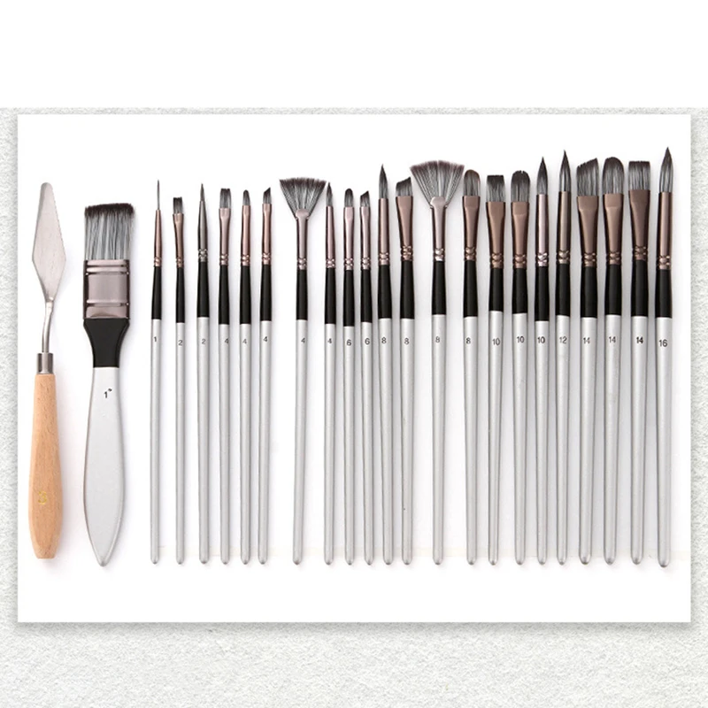 24-Piece Paint Brush Set 2