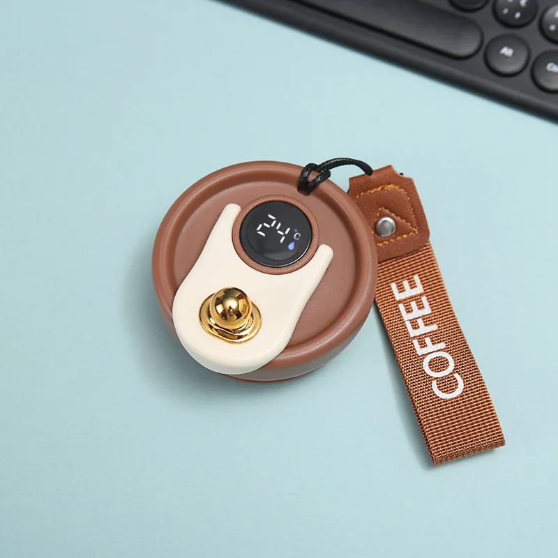 450ML Temperature Display Coffee Cup High Beauty Couple Gifts Cup Thermal Portable Tumbler Thermos for Coffee Water Bottle