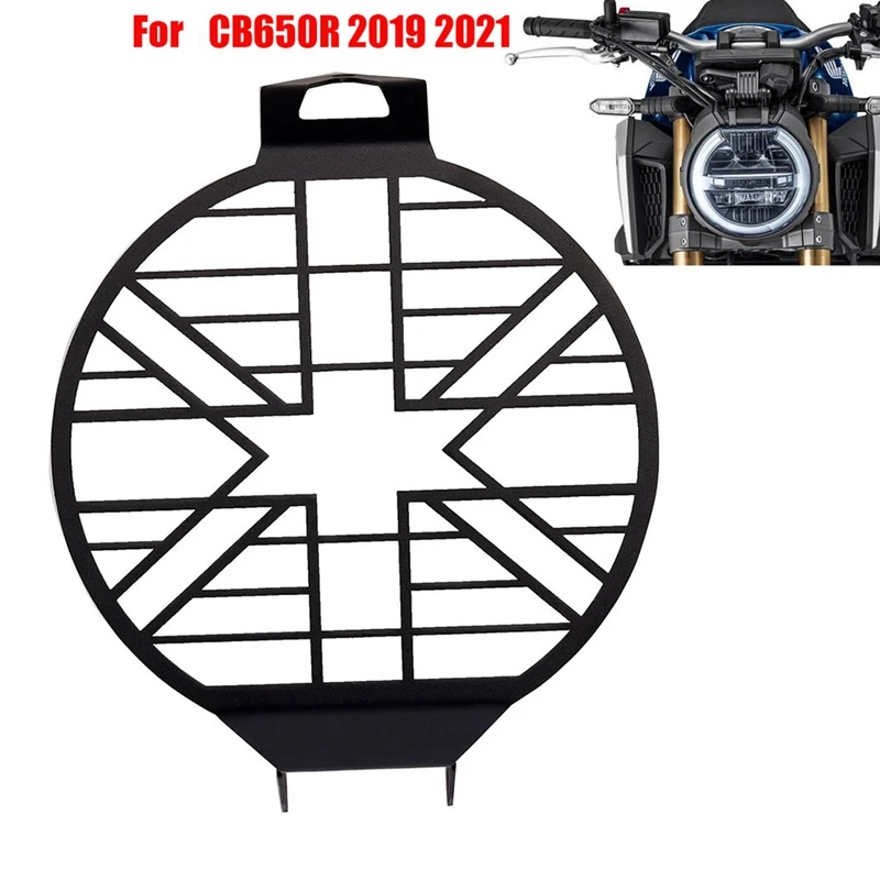 

Motorcycle Headlight Grille Guard Cover Head Light Lamp Protector For HONDA CB650R Cb650r CB1000R 2019 2020 2021