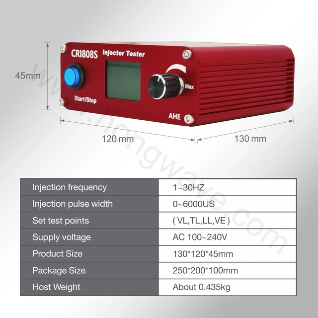 CRI808S KW608 Common Rail Injector Tester Electromagnetic Piezoelectric Injection Test Equipment Machine AHE Diesel Repair Tool