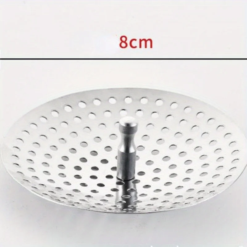 2pc/lot Old Style Sink Umbrella Filter Kitchen Sink Vegetable Washing Basin Mesh Dishwashing Basin Stainless Steel Anti Clogging