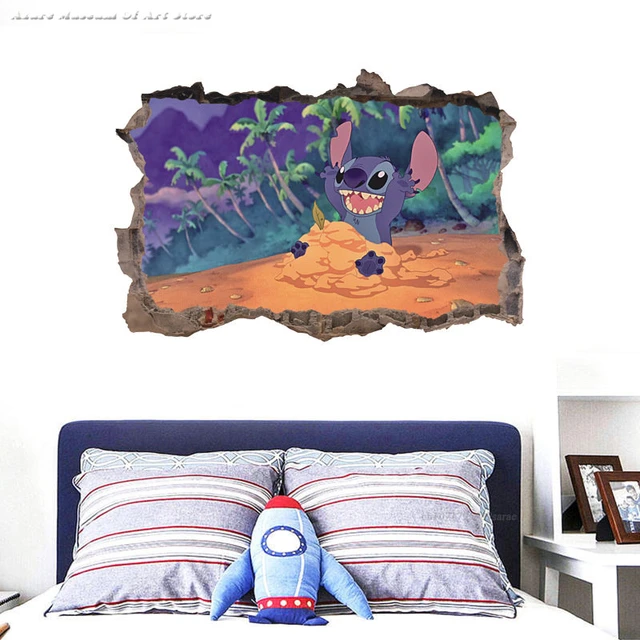 Aliexpress.com : Buy Cartoon Wall Stickers For Kids Rooms Lilo