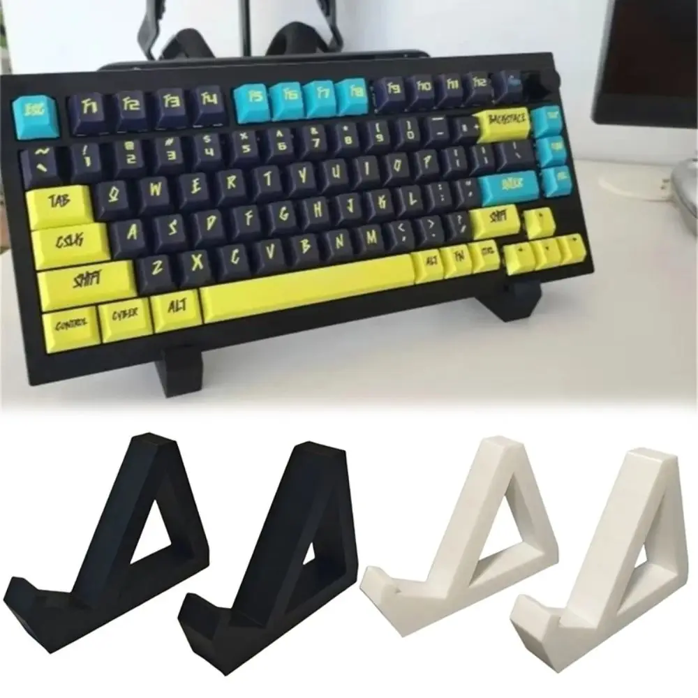 2Pcs Practical Plastic Keyboard Display Stand Anti-Slip 3D Printing Keyboard thumbnail 3