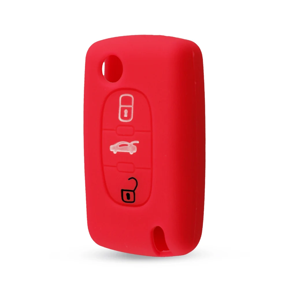 KEYYOU 2 단추 키 케이스 커버, 시트로엥 C-Crosser C3 C4 Picasso Berlingo 케이스, 푸조 파트너 Tepee 207 307 308 407