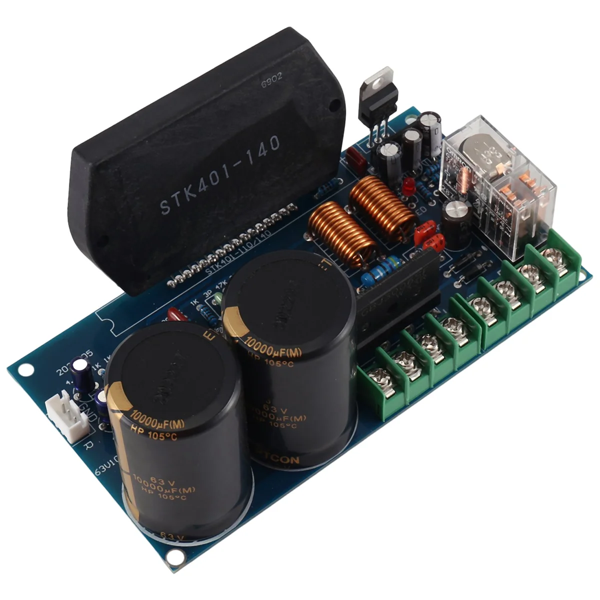 

STK401-140 Thick Film Music Power Amplifier Board High Power 120W+120W with UPC1237 Speaker Protection