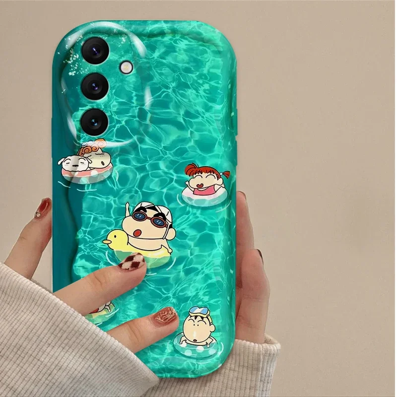 Lovely Swim C-Crayon S-ShinChan Phone Case Cover
