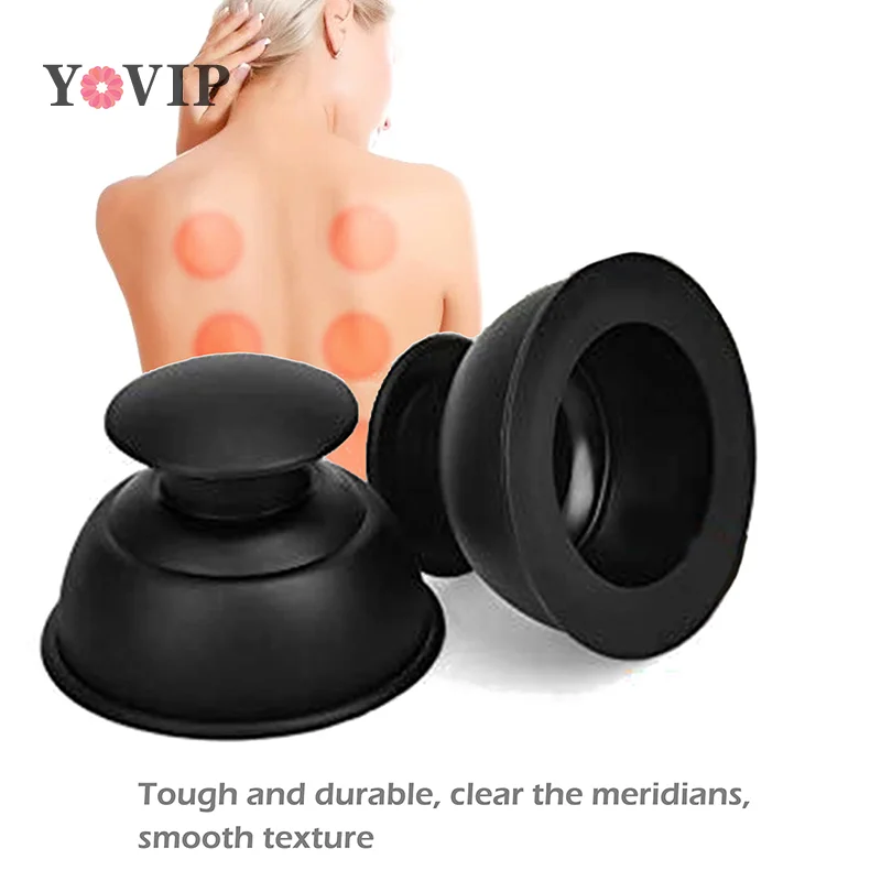 Silicone Vacuum Cupping Massage Body Suction Cups Cupping Therapy Set Chinese Medical Jars Body Maderotherapy Anti Cellulite 1PC vacuum cupping sets