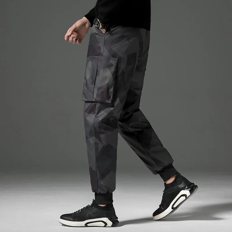 Pantaloni invernali da uomo 90% pantaloni mimetici in piumino d'anatra pantaloni  caldi per uomo moda Streetwear pantaloni da lavoro all'aperto pantaloni  antivento| | - AliExpress