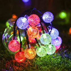 Enchanting Crystal Ball Fairy String Lights - Battery Powered with 8 Modes - 10M 80LEDs (Multicolor)