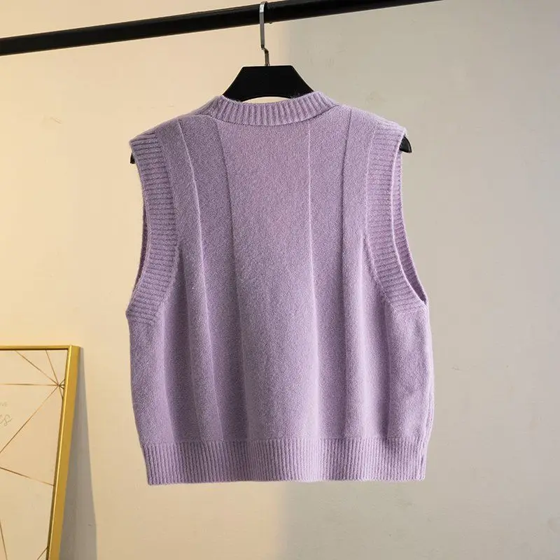 Purple Knit Vest