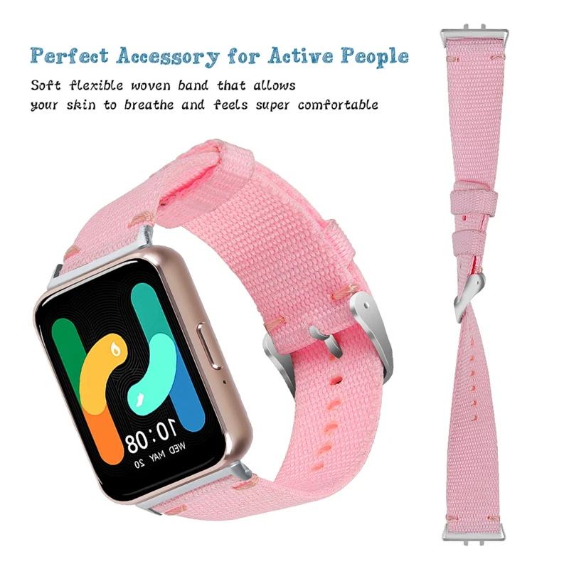 Adjustable Nylon Sport Strap with Stainless Steel Clasp – Premium Bracelet Accessory