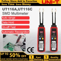 UNI-T UT116A UT116C Digital Tweezers Smart SMD Tester Professional LED Diode Electronic Component Tester Electrical Multimeter 1