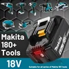 Makita 18V 6000mAh Lithium ion Rechargeable Battery 18v drill Replacement Batteries BL1860 BL1830 BL1850 With DC18RC 3A Charger 4