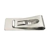 NEW Money Clip Mens Stainless Steel Silver Cash Holder Male Mini Purse Metal Bill Clamp Slim Pocket ID Credit Card Folder 2024 3