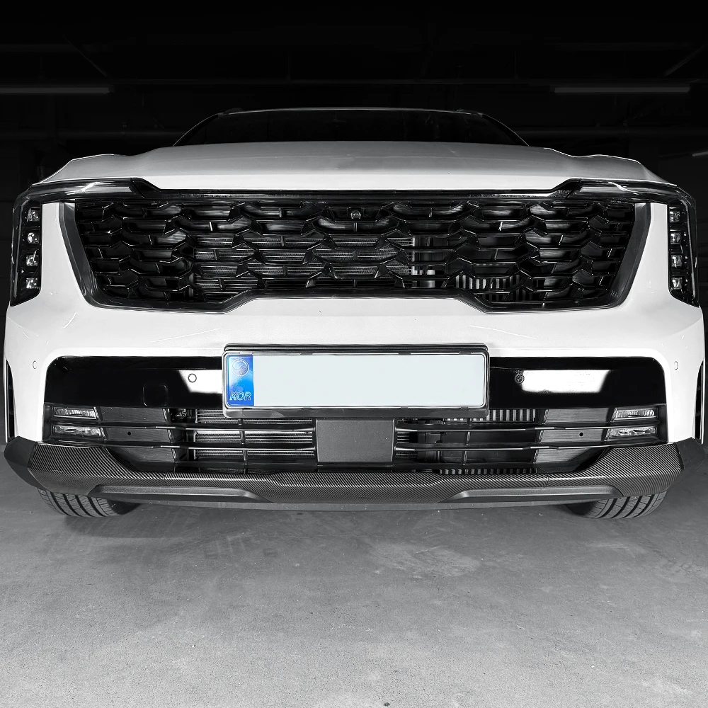 기아 쏘렌토 MQ4 2024-2026 LHD RHD 차량용 피아노 블랙 앞뒤 범퍼 하단 트림 커버 외부 자동차 스타일링 액세서리