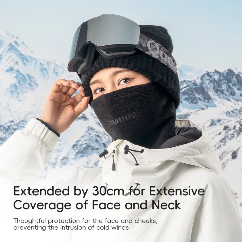 Thermal Fleece Full Face Mask Winter Neck Warm Gaiter Balaclava Windproof Outdoor Motorcycle Skiing Facemask Scarf