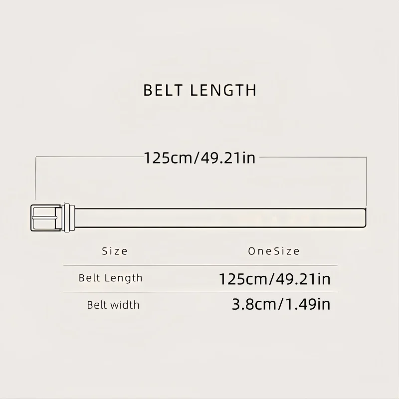 Tactical Belt For Men With Metal Toothless Automatic Buckle Canvas_voghion.com