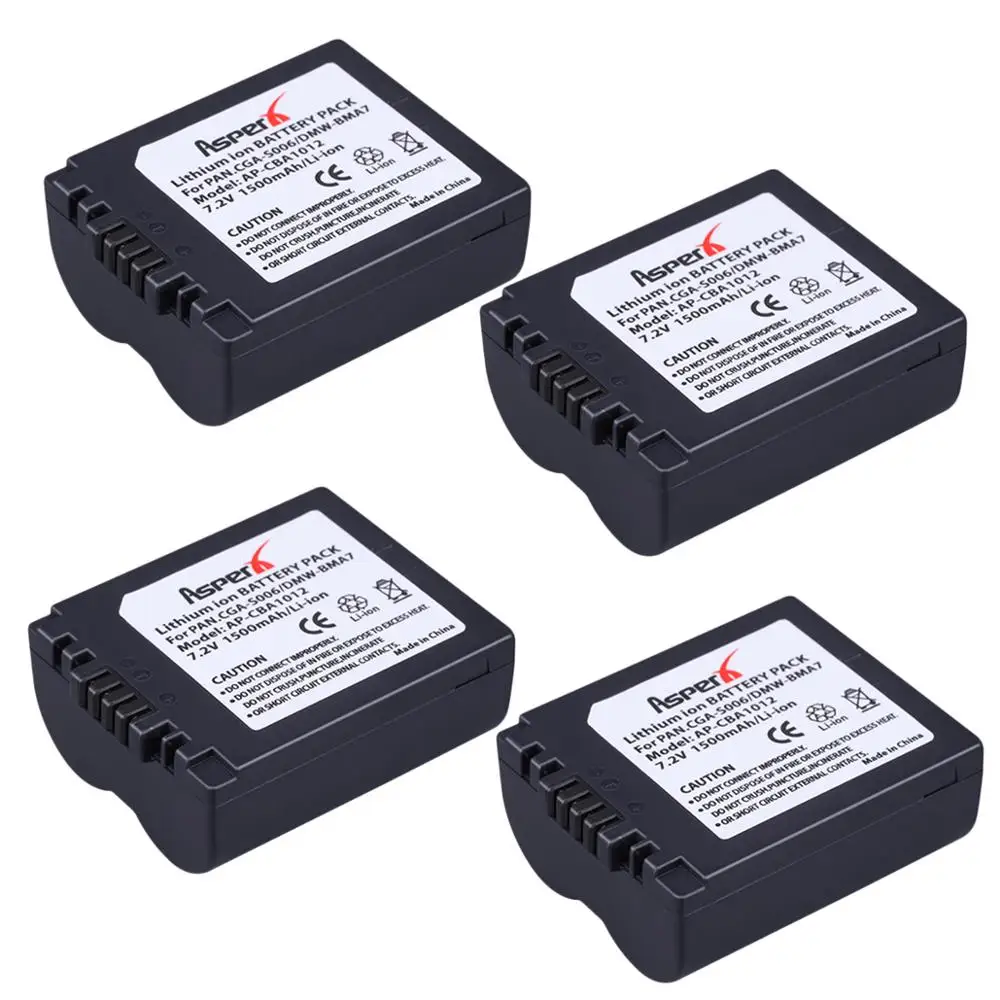 CGA-S006 CGR CGA S006E Battery S006 S006A DMW-BMA7 CGR-S006E Bateria for Panasonic DMC FZ7 FZ8 FZ28 FZ30 FZ35 FZ50 DMC-FZ7 rechargeable battery camera battery