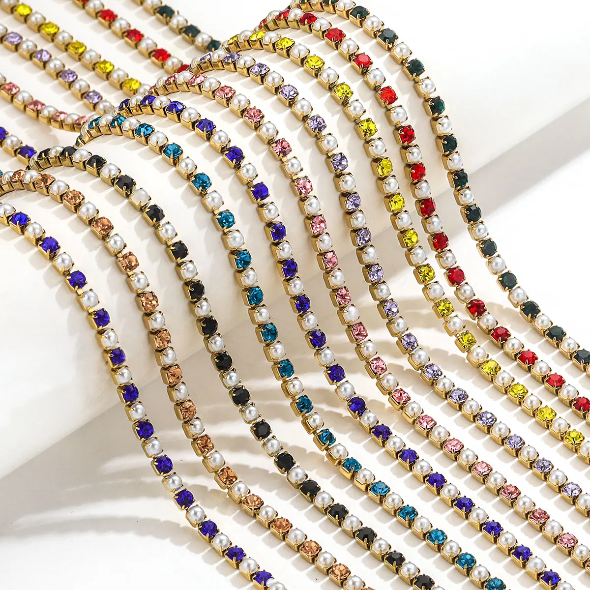 1 Metro De Strass 12cm De Ancho Plateado | Cuotas Sin Interés - Foto 6