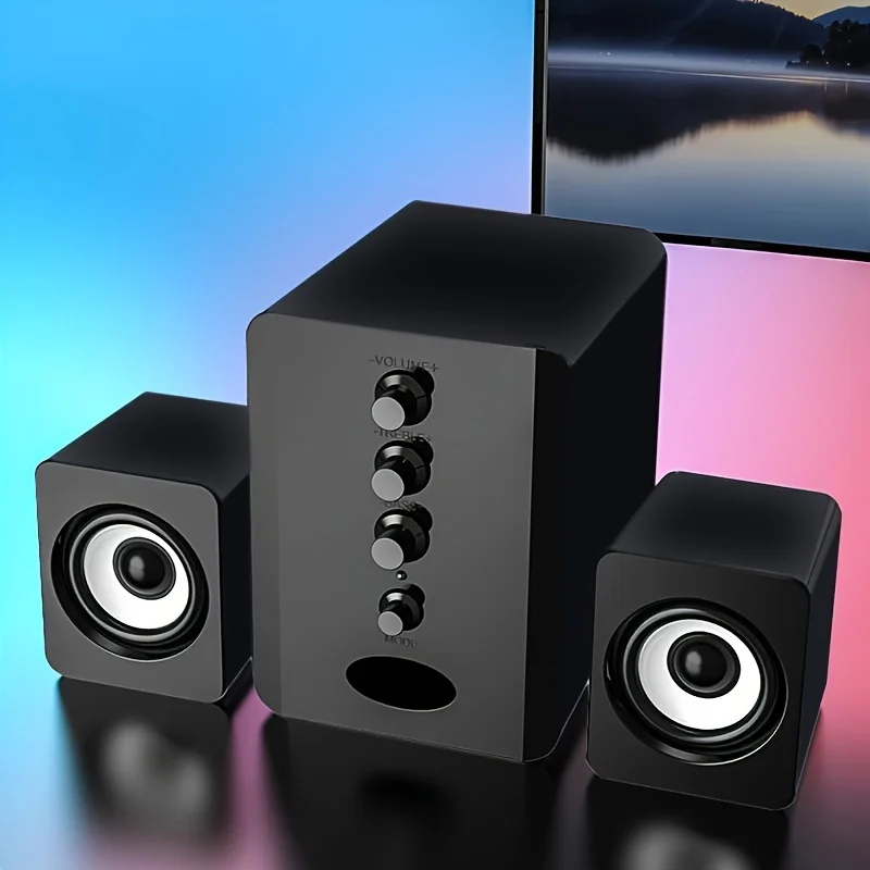 범용 휴대용 미니 유선 스피커, USB 2.1 CT콤비네이션 스피커, 베이스 음악 플레이어, 서브우퍼, 휴대폰 노트북 PC 스테레오