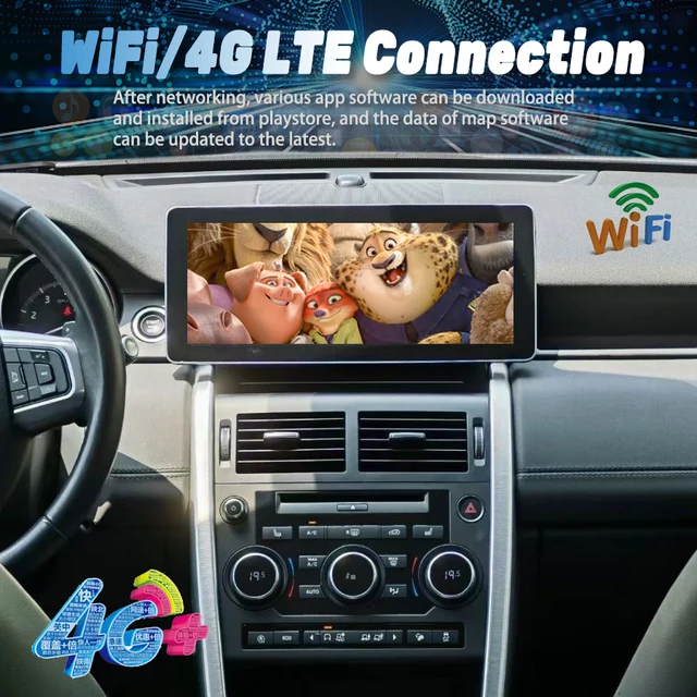 GPS 내비게이션을 갖춘 랜드로버 디스커버리 스포츠 L550 2015-2019 용 스테레오 라디오