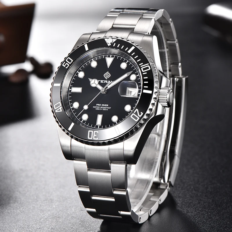 LIGE Fashion Diver Watch Men Casual Sports Military Men's Mechanical Wristwatches Waterproof Automatic Watch Men Reloj Hombre
