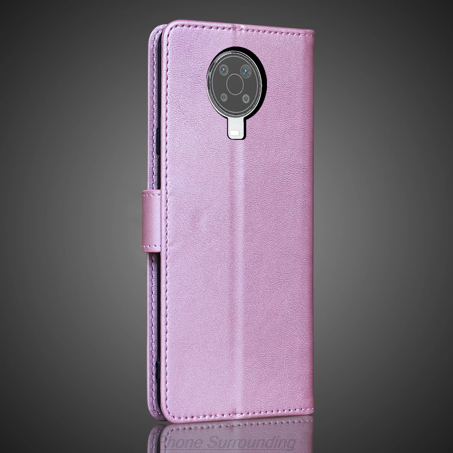 Elegant PU Leather Wallet Flip Cover with Card Holder - Protective Phone Case Holster