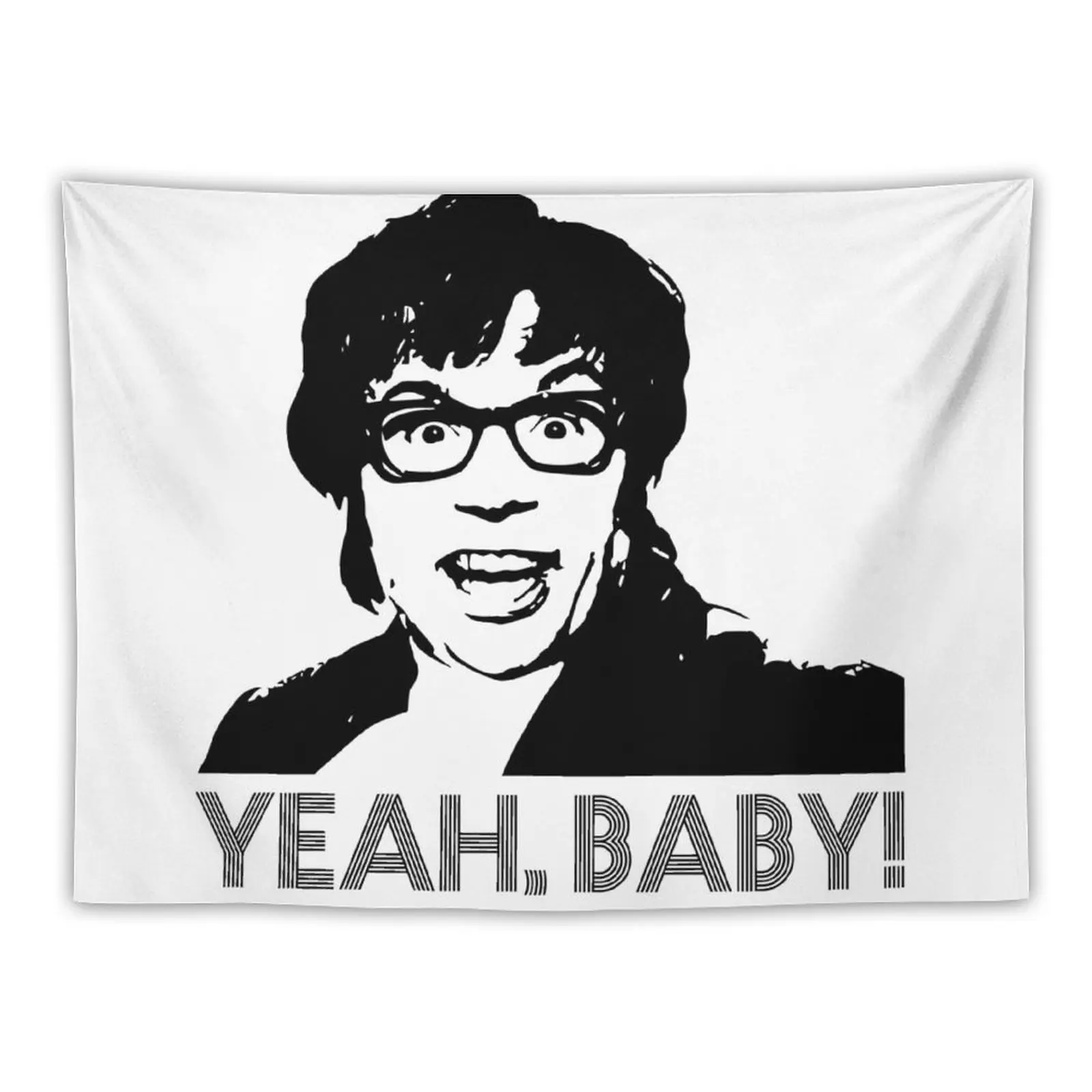 

Austin Powers - Yeah baby! Tapestry Decorations For Your Bedroom Cute Tapestry