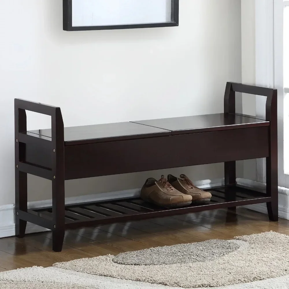

Espresso Organizer Shoe Racks Free Shipping Storage & Upholstered Bench Shoes Organization Transparent Shoe Box Shoe-shelf Rack