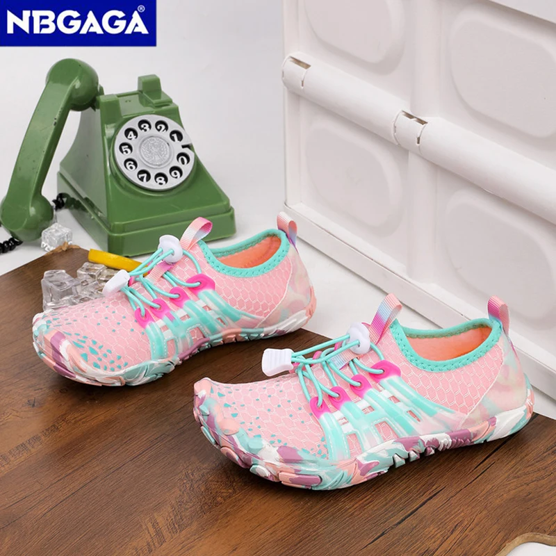 Kids Water Shoes Children Barefoot Shoes Comfortable Trail Running Shoes Breathable Non-Slip Hiking Shoes for Outdoor Beach 5