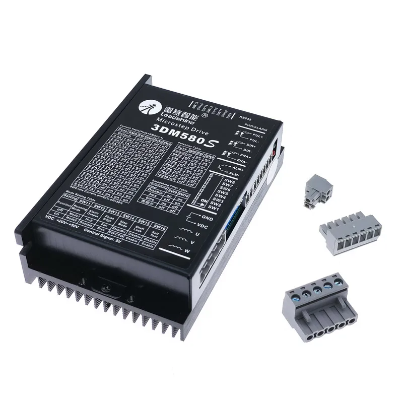 Leadshine 매치 스텝퍼 모터 드라이버, 3 상 3DM58, 0 스텝퍼 모터, 57, 86, 18-50VDC
