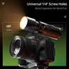 SIDANDE 10W Flashlight Four Color Projection Light Built-in 8400mAh Rechargeable Battery For 4 hours Full-power output come with 6